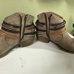 SO Stone Ankle Boots with Braided Detail